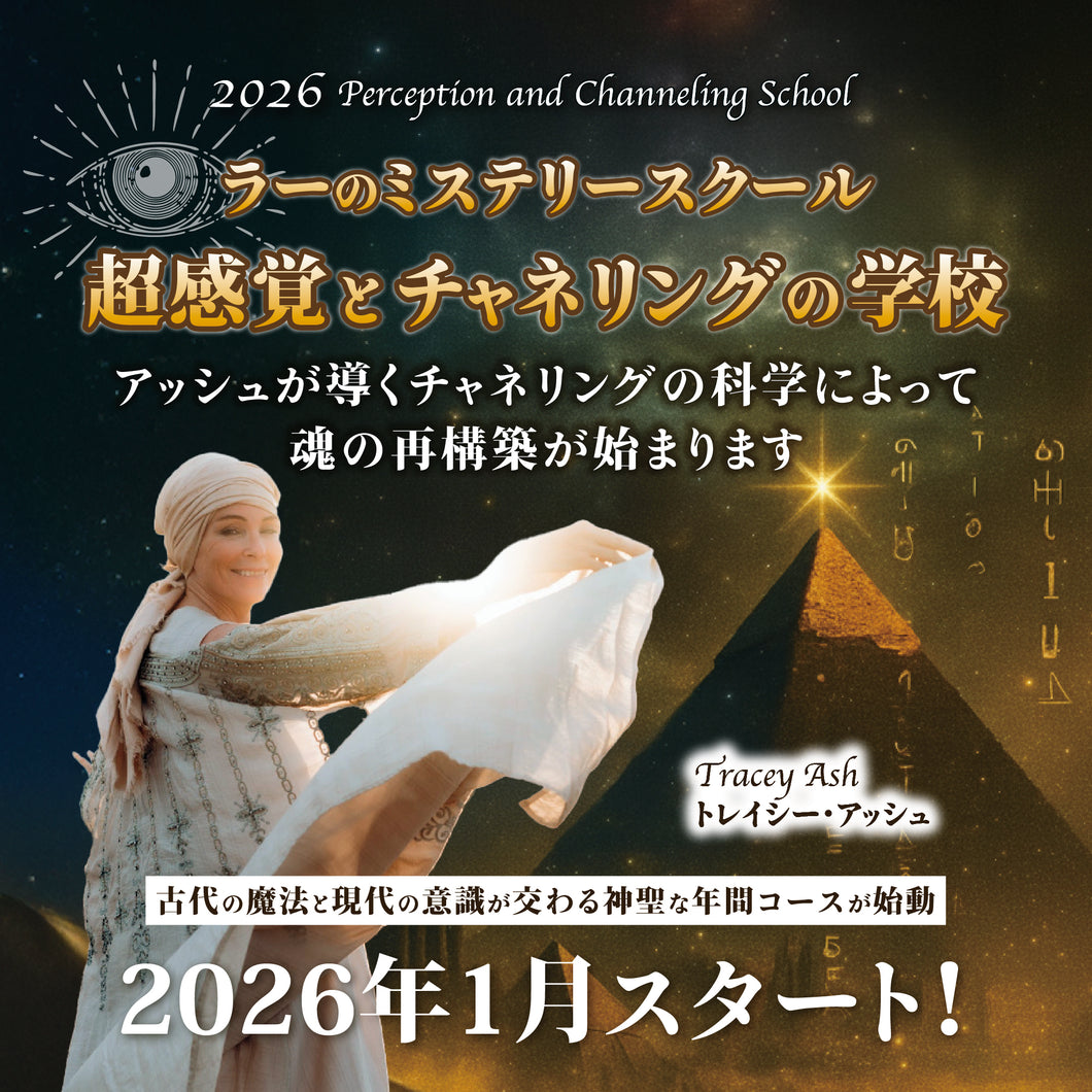 PERCEPTION AND CHANNELING SCHOOL LEGACY, SCIENCE, INITIATION - Tracey Ash